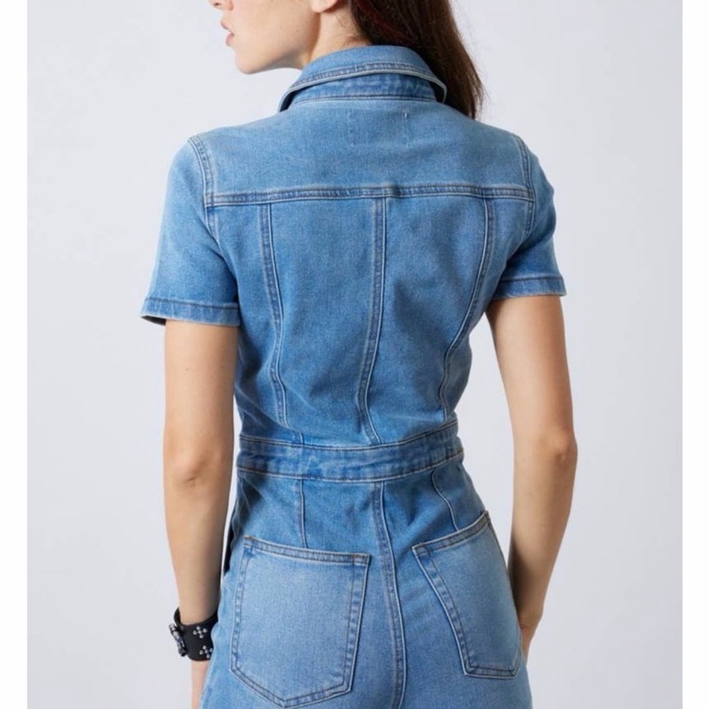 Signature 8 Denim Jumpsuit - Picture 4 of 13